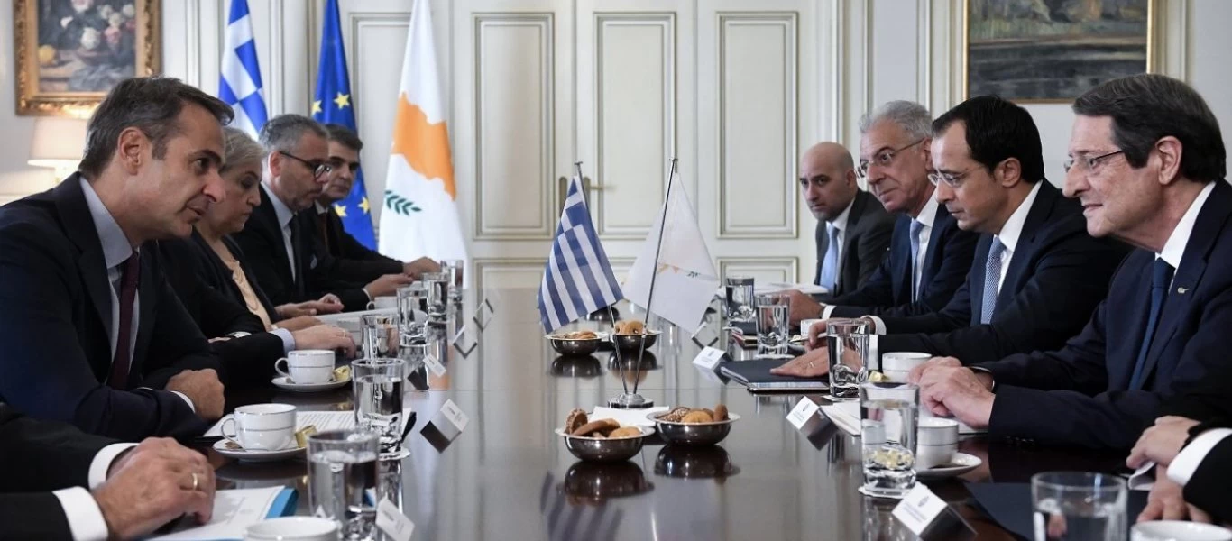 Εληξε η συνάντηση Κ.Μητσοτάκη-Ν.Αναστασιάδη:Τι αναφέρει το κοινό ανακοινωθέν που εκδόθηκε